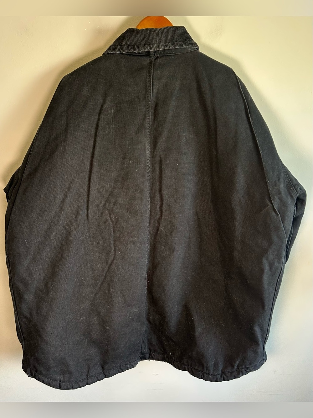 Vintage Dickies Detroit Style Quilt Insulated Duck Canvas Work Jacket XL Black - Picture 8 of 12